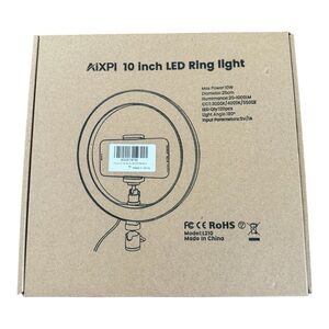 10 Inch LED Ring Light - Black